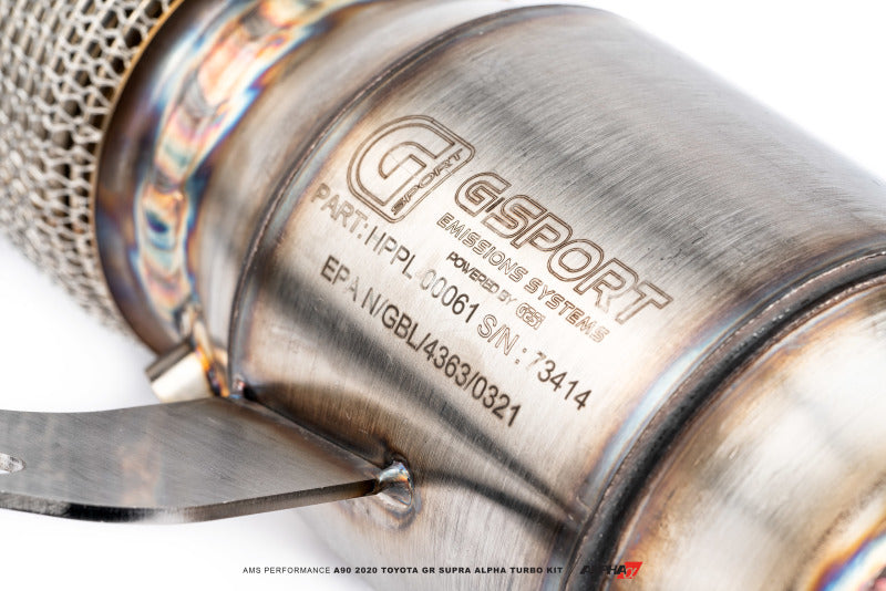AMS Performance A90 2020 Toyota GR Supra Alpha 6 GTX3076 GEN II Turbo Kit 49 State Legal EPA Catted AMS Performance A90 2020 Toyota GR Supra Alpha 6 GTX3076 GEN II Turbo Kit 49 State Legal EPA Catted