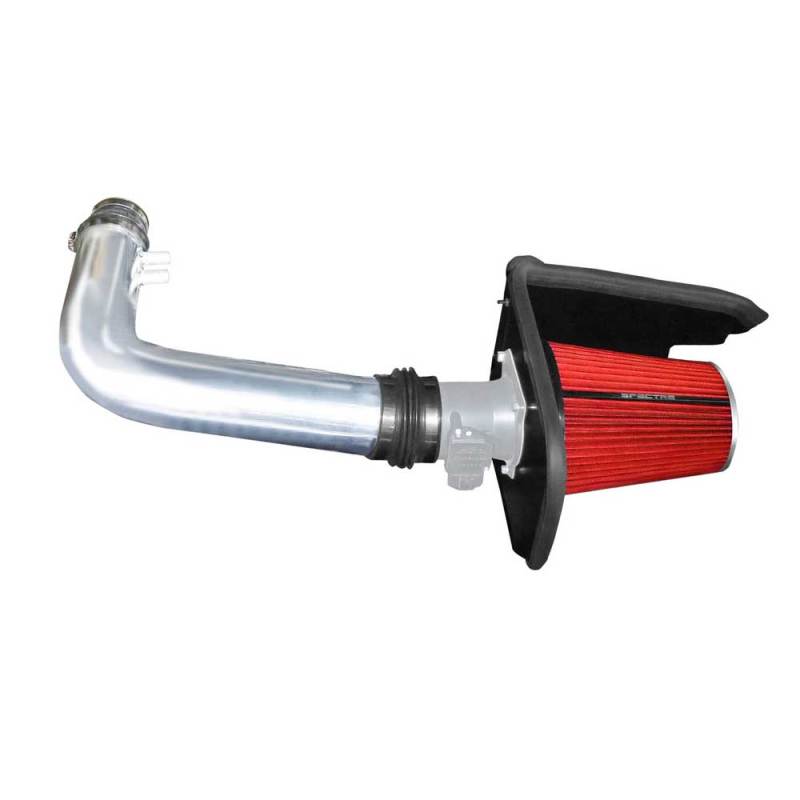 Spectre 97-03 Ford Expedition V8-4.6/5.4L F/I Air Intake Kit - Polished w/Red Filter Spectre 97-03 Ford Expedition V8-4.6/5.4L F/I Air Intake Kit - Polished w/Red Filter