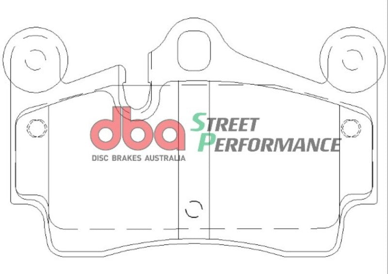 DBA 03-10 Porsche Cayenne SP500 Rear Brake Pads DBA 03-10 Porsche Cayenne SP500 Rear Brake Pads