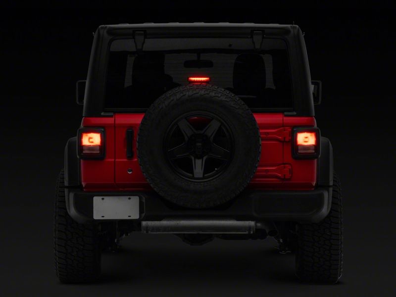 Raxiom 18-23 Jeep Wrangler JL Axial Series LED Third Brake Light- Smoked Raxiom 18-23 Jeep Wrangler JL Axial Series LED Third Brake Light- Smoked