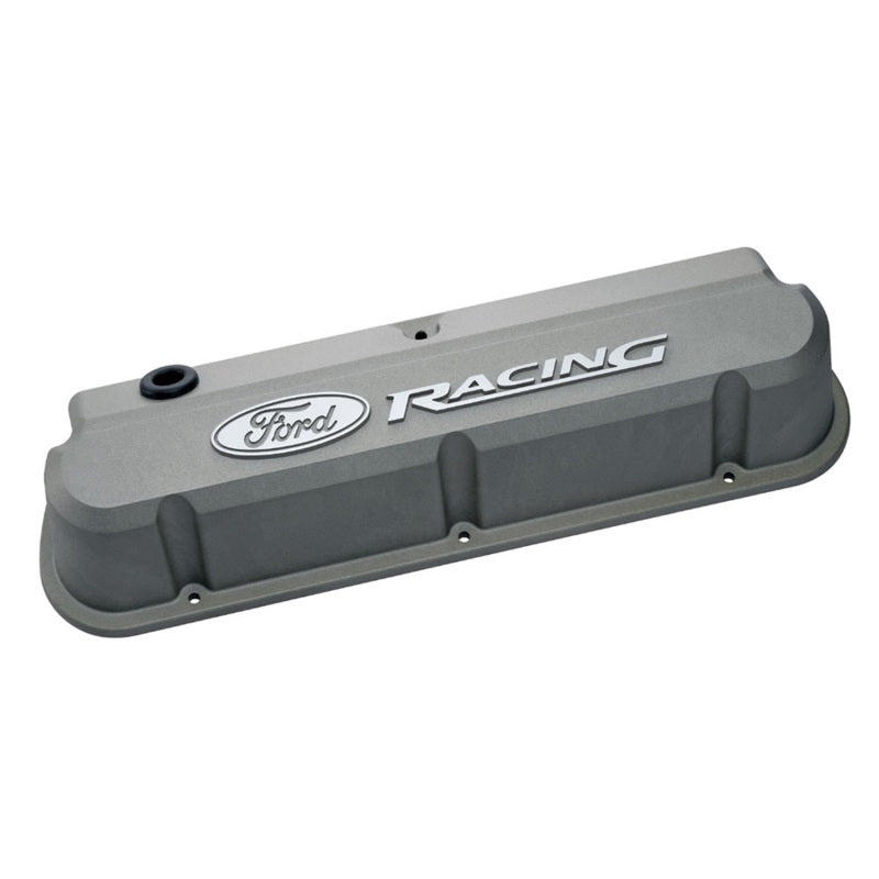 Ford Racing 289-351 Slant Edge Gray Valve Cover Ford Racing 289-351 Slant Edge Gray Valve Cover