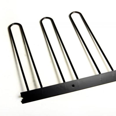 Lund Universal Cargo Bike Attachment 20x60 Non-Folding Steel Carrier - Black