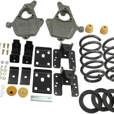 Belltech LOWERING KIT 14 Silverado/Sierra Ext/Crew Cab 2WD 3in or 4in Ft/5in or 6in Rr w/o Shocks