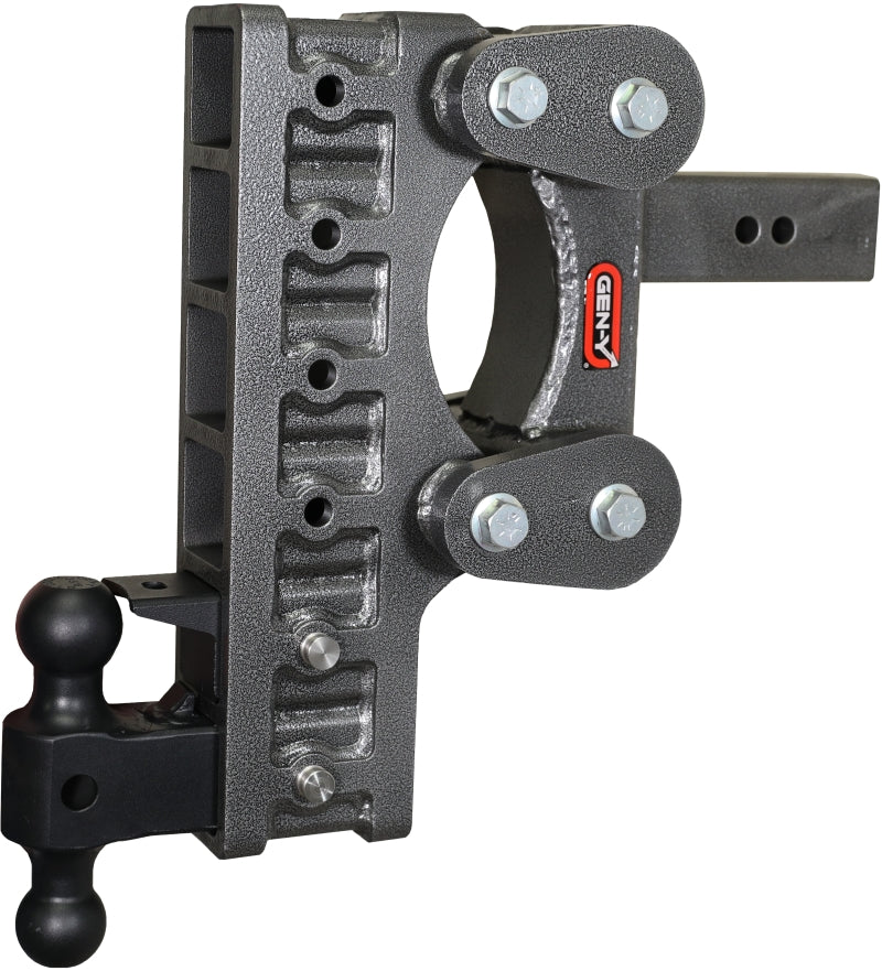 Gen-Y The Boss Torsion-Flex 2.5in Shank 12in Drop 21K Hitch w/GH-061 Dual-Ball/GH-062 Pintle Lock Gen-Y The Boss Torsion-Flex 2.5in Shank 12in Drop 21K Hitch w/GH-061 Dual-Ball/GH-062 Pintle Lock