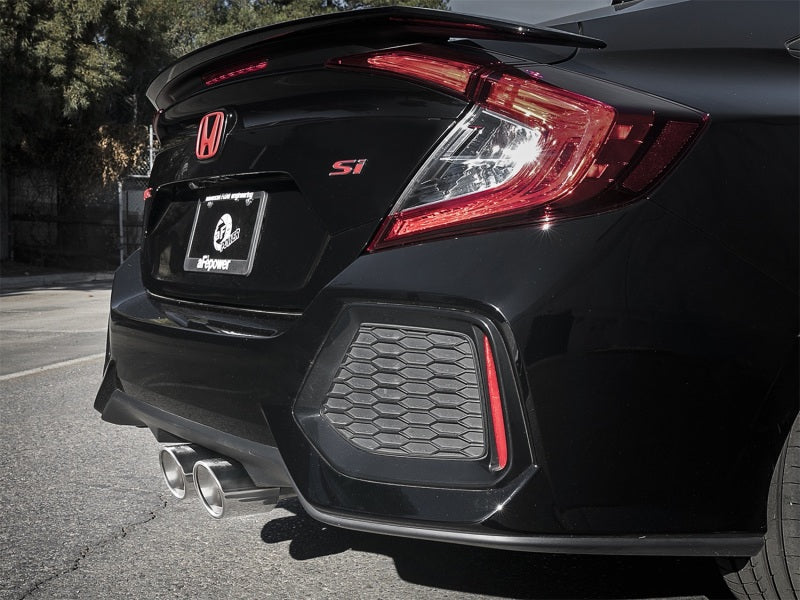 aFe Takeda 3in 304 SS Cat-Back Exhaust System w/ Polished Tips 2017 Honda Civic Si I4 1.5L (t) aFe Takeda 3in 304 SS Cat-Back Exhaust System w/ Polished Tips 2017 Honda Civic Si I4 1.5L (t)