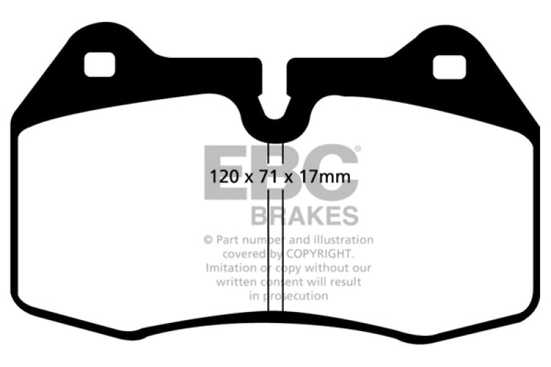 EBC 92-95 Nissan Skyline (R32) 2.6 Twin Turbo GT-R V-Spec Ultimax2 Front Brake Pads EBC 92-95 Nissan Skyline (R32) 2.6 Twin Turbo GT-R V-Spec Ultimax2 Front Brake Pads