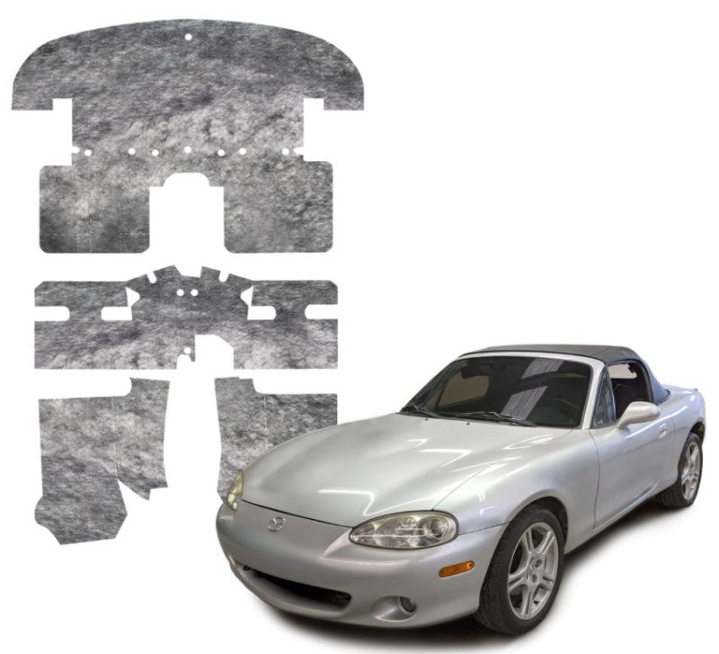 DEI 90-05 Mazda Miata NA & NB Under Carpet Interior Insulation Kit - 1/2in Thick DEI 90-05 Mazda Miata NA & NB Under Carpet Interior Insulation Kit - 1/2in Thick