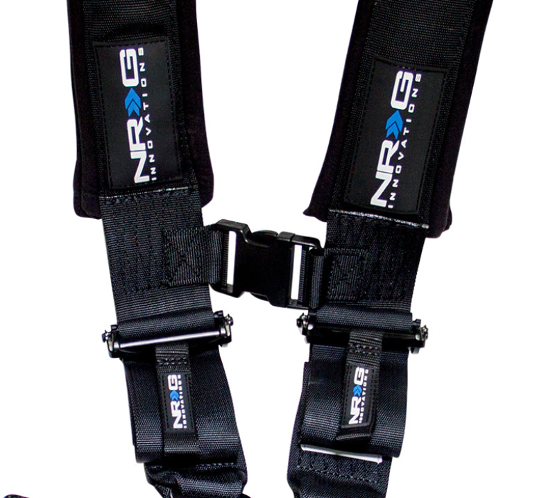 NRG SFI 16.1 5PT 3in Seat Belt Harness / Latch Link - Black NRG SFI 16.1 5PT 3in Seat Belt Harness / Latch Link - Black