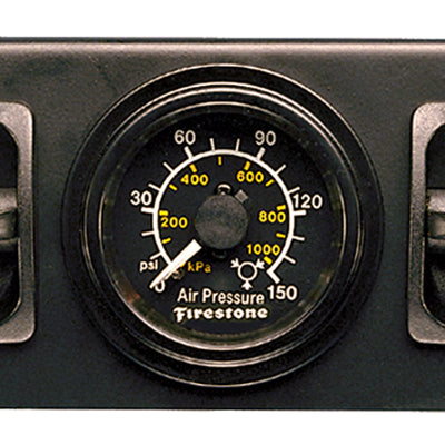 Firestone Electric Dual Pressure Gauge Dual - Black Plastic (WR17602577)