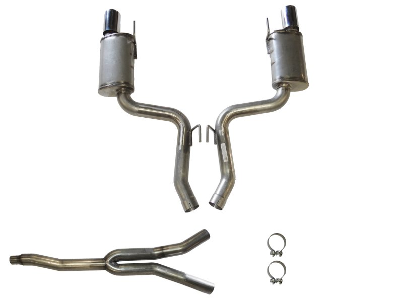 JBA 15-20 Ford Mustang EcoBoost 2.3L 409SS Dual Rear Exit Cat-Back Exhaust JBA 15-20 Ford Mustang EcoBoost 2.3L 409SS Dual Rear Exit Cat-Back Exhaust