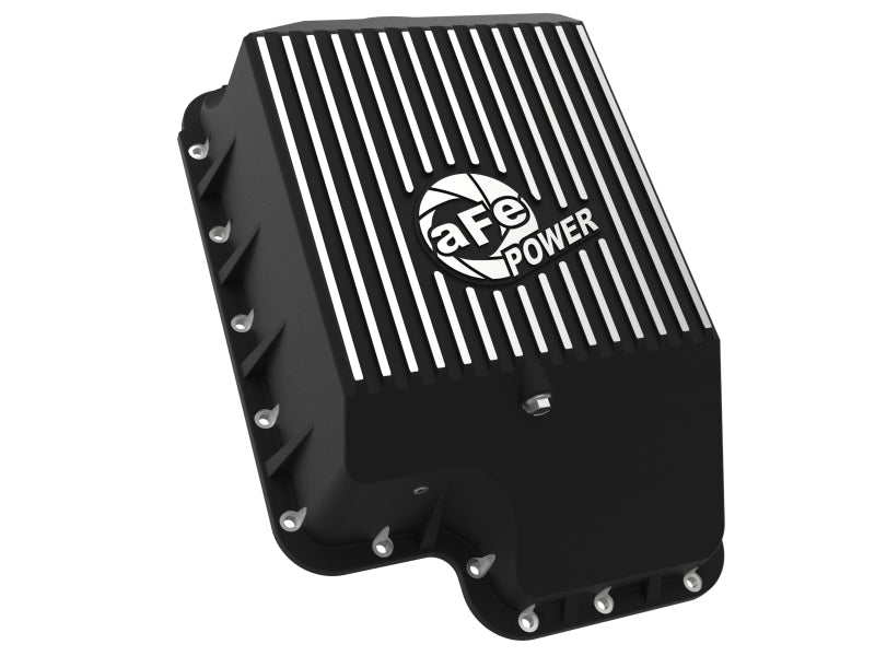 afe Transmission Pan (Black); Ford Diesel Trucks 03-10 V8-6.0/6.4L (td) afe Transmission Pan (Black); Ford Diesel Trucks 03-10 V8-6.0/6.4L (td)