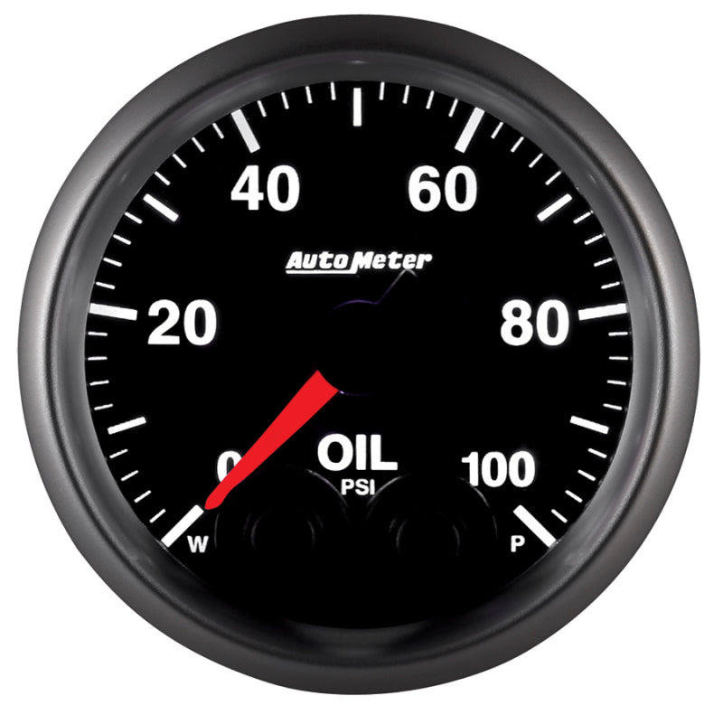 Autometer Elite 52mm Oil Pressure Peak and Warn Gauge w/ Electonic Control Autometer Elite 52mm Oil Pressure Peak and Warn Gauge w/ Electonic Control