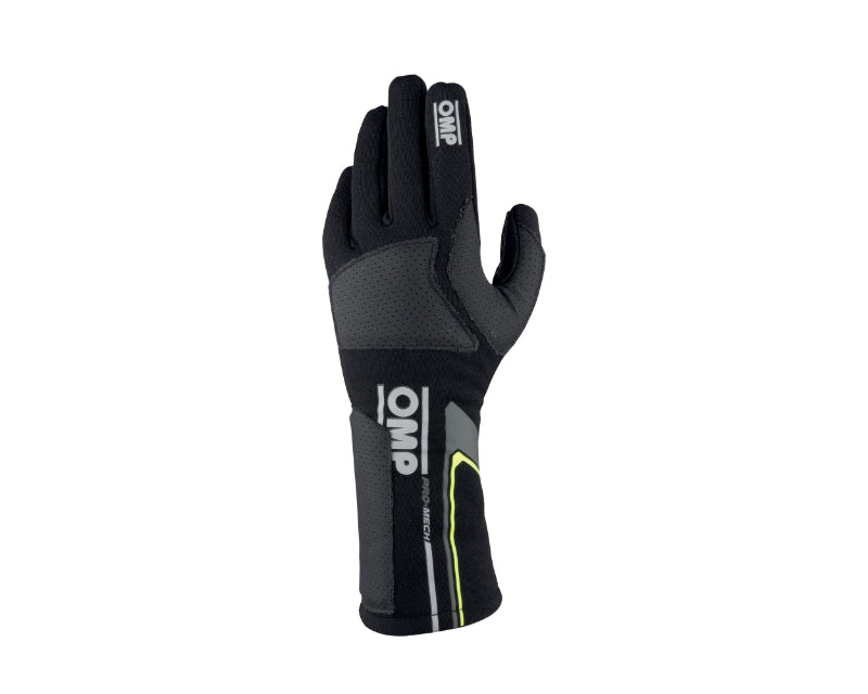 OMP Pro Mech Evo Gloves Black - Size S (Fia 8856-2018) OMP Pro Mech Evo Gloves Black - Size S (Fia 8856-2018)