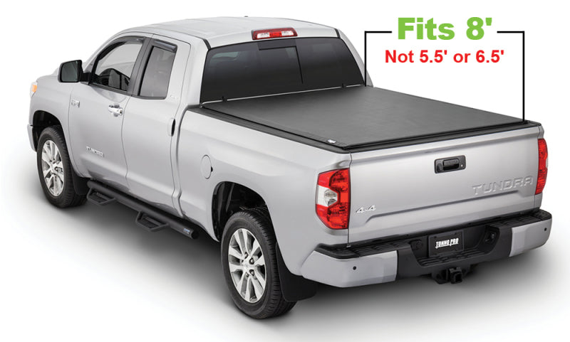 Tonno Pro 07-19 Toyota Tundra 8ft Fleetside Lo-Roll Tonneau Cover Tonno Pro 07-19 Toyota Tundra 8ft Fleetside Lo-Roll Tonneau Cover