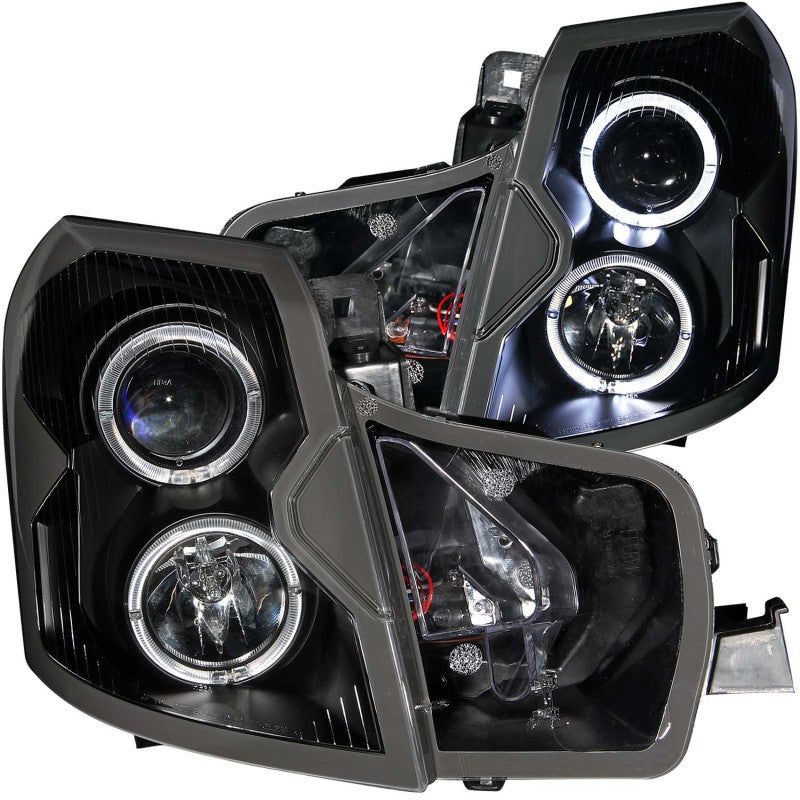 ANZO 2003-2007 Cadillac Cts Projector Headlights w/ Halo Black ANZO 2003-2007 Cadillac Cts Projector Headlights w/ Halo Black