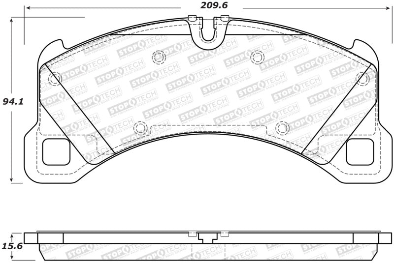 StopTech 2015+ Porsche Macan / 2017+ Porsche Panamera Street Performance Front Brake Pads StopTech 2015+ Porsche Macan / 2017+ Porsche Panamera Street Performance Front Brake Pads