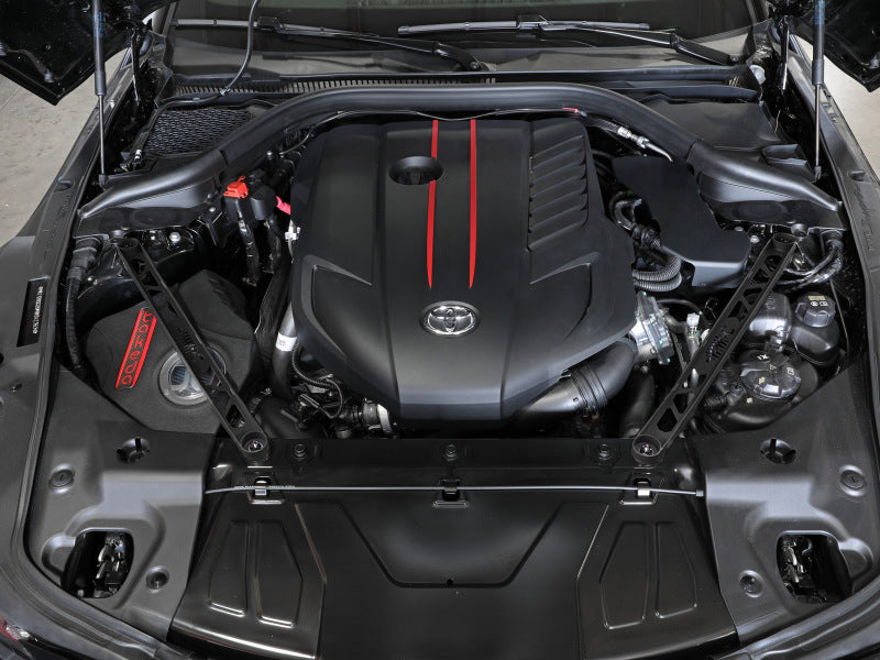 aFe CONTROL 304 Stainless Steel Front Suspension Strut Brace Black - Toyota GR Supra (A90) 20-21 aFe CONTROL 304 Stainless Steel Front Suspension Strut Brace Black - Toyota GR Supra (A90) 20-21