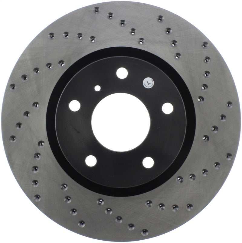 StopTech 8/02-03 Infiniti G35 Drilled Left Front Rotor StopTech 8/02-03 Infiniti G35 Drilled Left Front Rotor