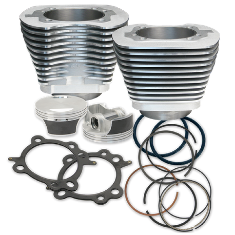 S&S Cycle 99-06 BT 97in Big Bore Cylinder Kit - Silver S&S Cycle 99-06 BT 97in Big Bore Cylinder Kit - Silver