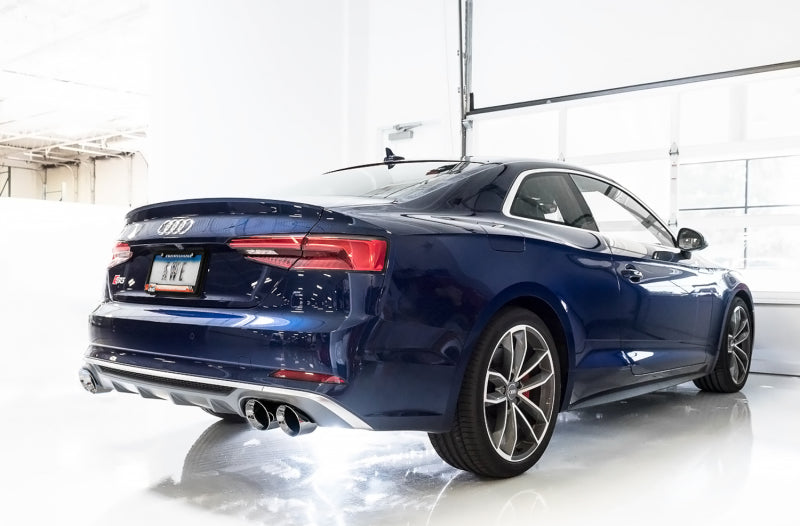 AWE Tuning Audi B9 S4 Touring Edition Exhaust - Non-Resonated (Silver 102mm Tips) AWE Tuning Audi B9 S4 Touring Edition Exhaust - Non-Resonated (Silver 102mm Tips)