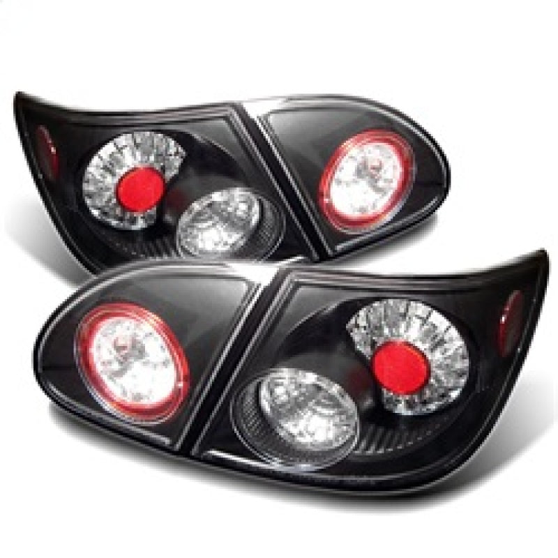 Spyder Toyota Corolla 03-08 LED Tail Lights Black ALT-YD-TC03-LED-BK Spyder Toyota Corolla 03-08 LED Tail Lights Black ALT-YD-TC03-LED-BK