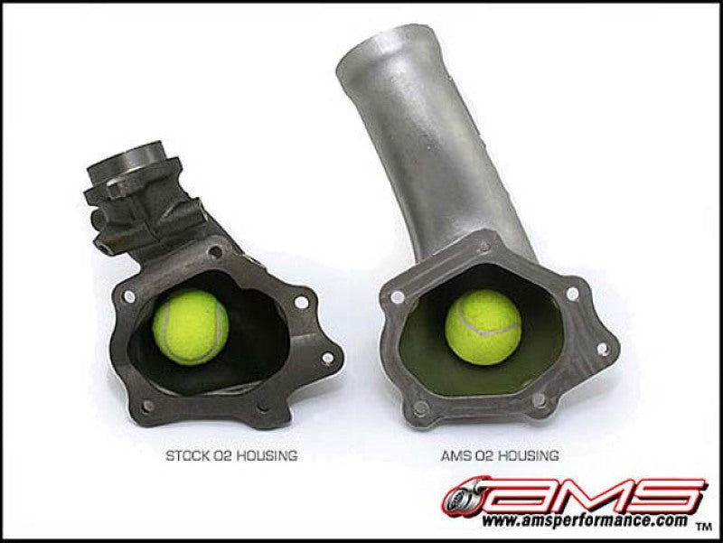 AMS Performance 08-15 Mitsubishi EVO X Widemouth Downpipe w/Turbo Outlet Pipe AMS Performance 08-15 Mitsubishi EVO X Widemouth Downpipe w/Turbo Outlet Pipe