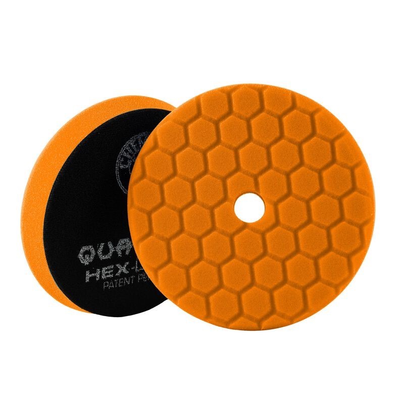 Chemical Guys Hex-Logic Quantum Medium-Heavy Cutting Pad - Orange - 6.5in Chemical Guys Hex-Logic Quantum Medium-Heavy Cutting Pad - Orange - 6.5in