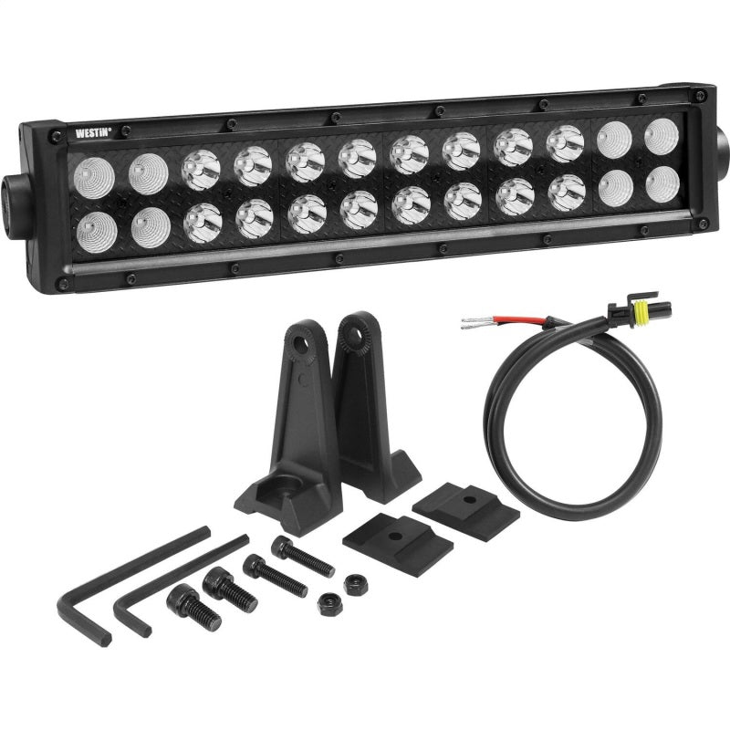 Westin B-FORCE LED Light Bar Double Row 12 inch Combo w/3W Cree - Black Westin B-FORCE LED Light Bar Double Row 12 inch Combo w/3W Cree - Black