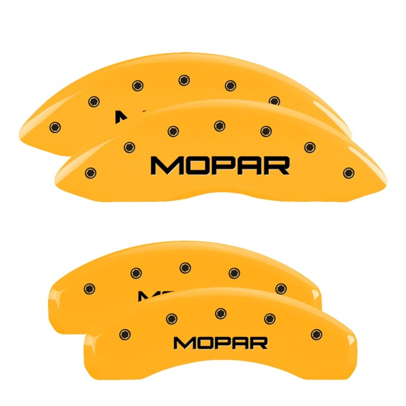 MGP 4 Caliper Covers Engraved Front & Rear Mopar Yellow Finish Black Char 2006 Jeep Commander MGP 4 Caliper Covers Engraved Front & Rear Mopar Yellow Finish Black Char 2006 Jeep Commander