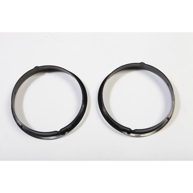 Rugged Ridge Headlight Bezels Black 97-06 Jeep Wrangler Rugged Ridge Headlight Bezels Black 97-06 Jeep Wrangler