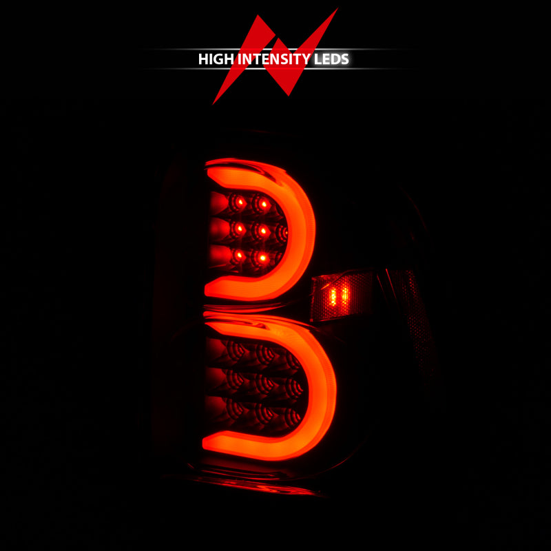 ANZO 2002-2009 Chevrolet Trailblazer LED Tail Lights w/ Light Bar Black Housing Smoke Lens ANZO 2002-2009 Chevrolet Trailblazer LED Tail Lights w/ Light Bar Black Housing Smoke Lens