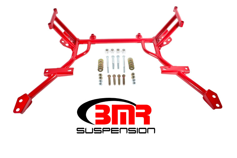 BMR 05-10 S197 Mustang K-Member w/ No Motor Mounts and STD. Rack Mounts - Red BMR 05-10 S197 Mustang K-Member w/ No Motor Mounts and STD. Rack Mounts - Red