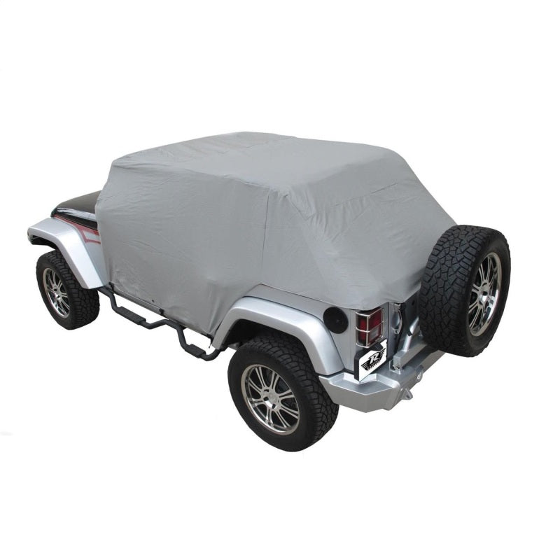 Rampage 2007-2018 Jeep Wrangler(JK) Unlimited Cab Cover With Door Flaps - Grey Rampage 2007-2018 Jeep Wrangler(JK) Unlimited Cab Cover With Door Flaps - Grey