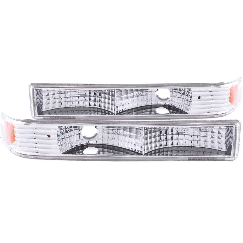 ANZO 1998-2005 Chevrolet S-10 Euro Parking Lights Chrome ANZO 1998-2005 Chevrolet S-10 Euro Parking Lights Chrome