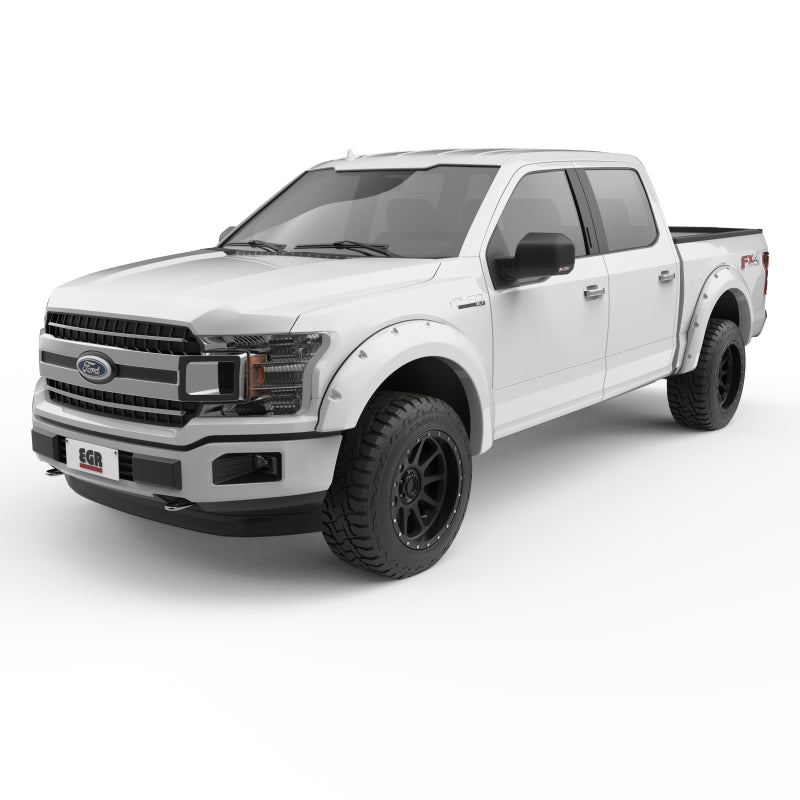 EGR 2018 Ford F150 Bolt-On Look Color Match Fender Flares - Set - Oxford White EGR 2018 Ford F150 Bolt-On Look Color Match Fender Flares - Set - Oxford White
