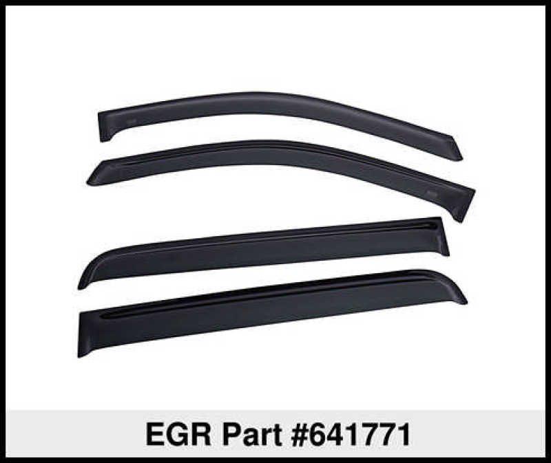 EGR 14+ Chev Silverado Crew Cab Tape-On Window Visors - Set of 4 (641771) EGR 14+ Chev Silverado Crew Cab Tape-On Window Visors - Set of 4 (641771)