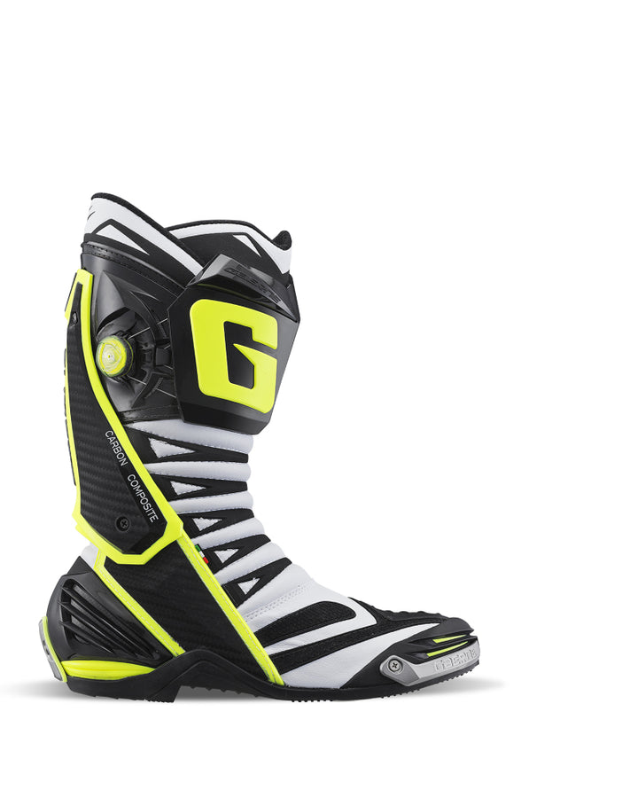 Gaerne GP 1 Evo Boot White/Black/Yellow Size - 7 Gaerne GP 1 Evo Boot White/Black/Yellow Size - 7