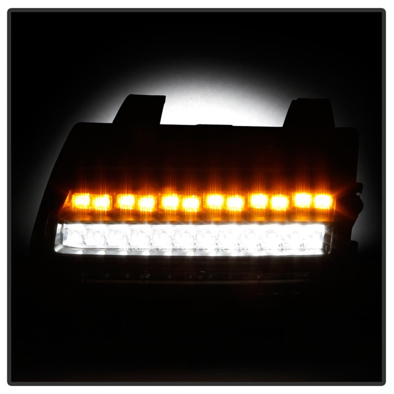 Spyder Jeep Wrangler 2018-2019 ( LED Model Only) LED Front Bumper Lights - Sequential Signal - Black Spyder Jeep Wrangler 2018-2019 ( LED Model Only) LED Front Bumper Lights - Sequential Signal - Black