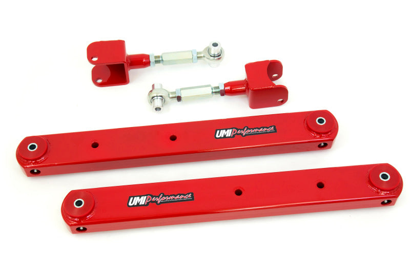 UMI Performance 68-72 GM A-Body Rear Control Arm Kit Fully Boxed Lowers Adjustable Uppers UMI Performance 68-72 GM A-Body Rear Control Arm Kit Fully Boxed Lowers Adjustable Uppers