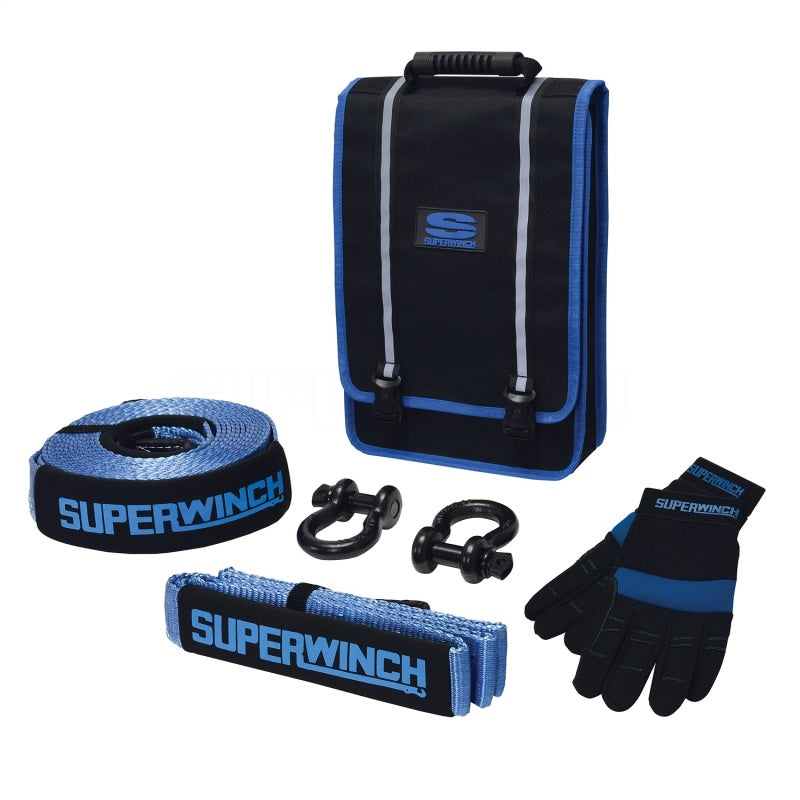 Superwinch Getaway Recovery Kit (Incl. Bow Shackles/Tree Trunk Protec/Recovery Strap/Gloves/Bag) Superwinch Getaway Recovery Kit (Incl. Bow Shackles/Tree Trunk Protec/Recovery Strap/Gloves/Bag)
