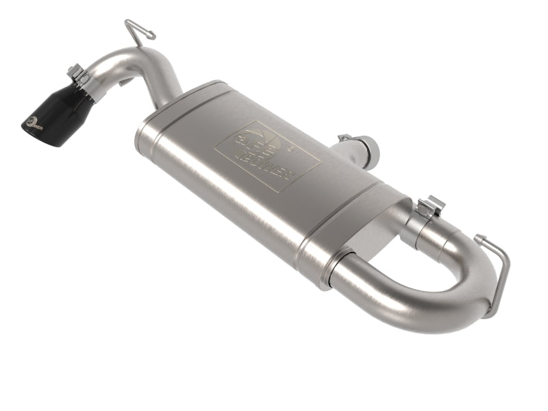 aFe Ford Bronco Sport 21-22 L3-1.5L (t)/L4-2.0L (t) Vulcan Axle-Back Exhaust System- Black Tips aFe Ford Bronco Sport 21-22 L3-1.5L (t)/L4-2.0L (t) Vulcan Axle-Back Exhaust System- Black Tips