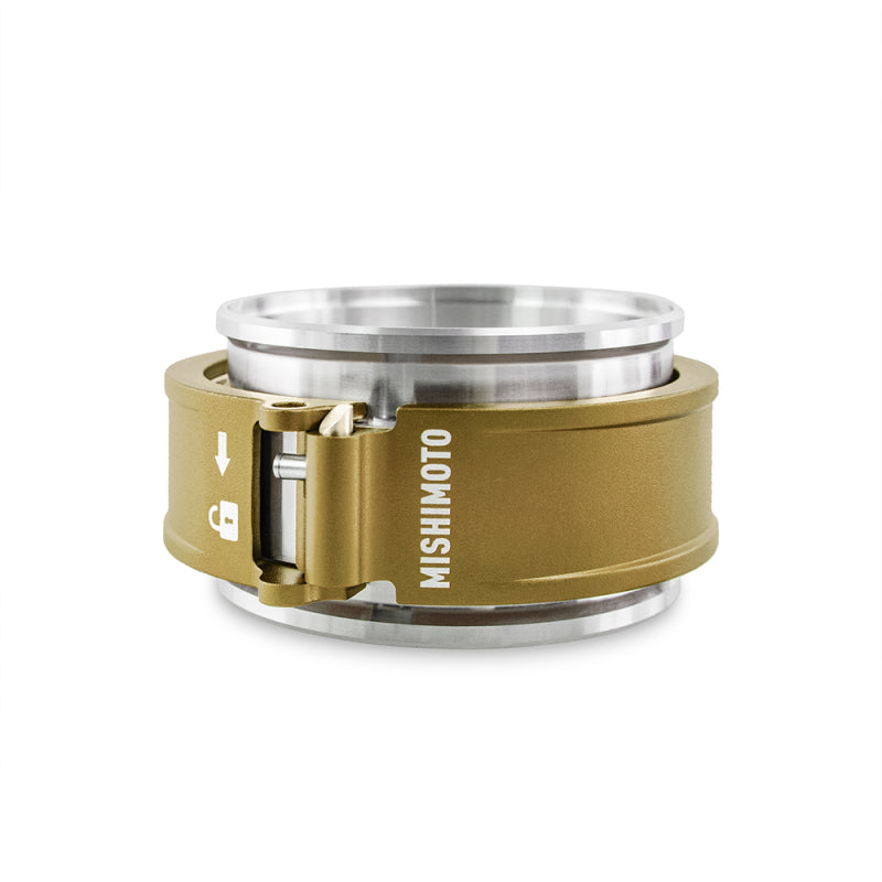 Mishimoto 3.0in Quick Release Clamp Assembly - Gold Mishimoto 3.0in Quick Release Clamp Assembly - Gold
