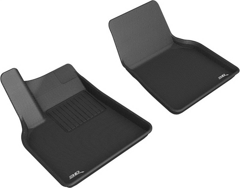 3D MAXpider 2021 Tesla Model Y Kagu 1st Row Floormat - Black 3D MAXpider 2021 Tesla Model Y Kagu 1st Row Floormat - Black