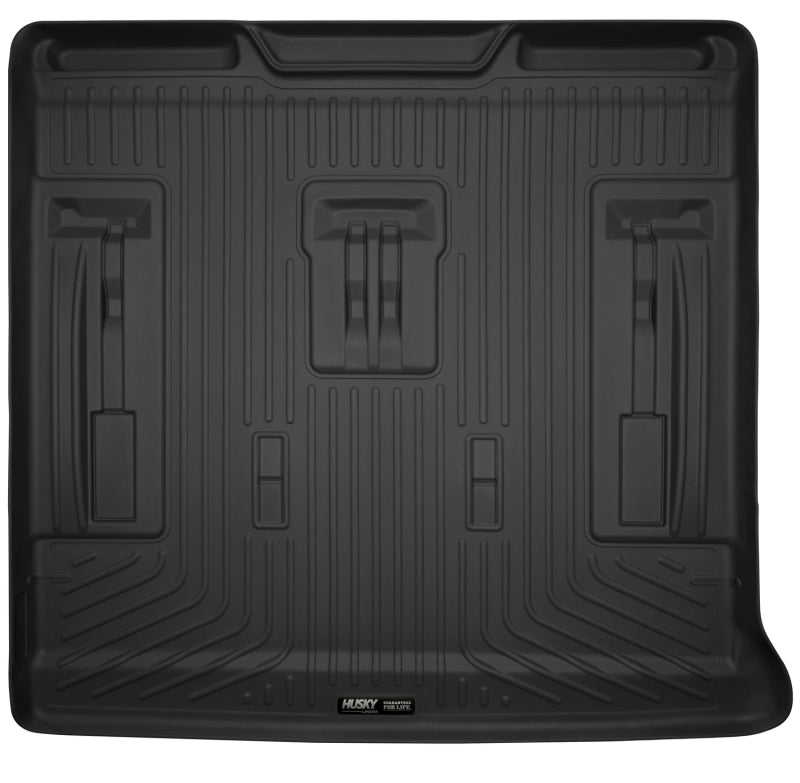 Husky Liners 07-13 GM Escalade/Suburban/Yukon WeatherBeater Black Rear Cargo Liners Husky Liners 07-13 GM Escalade/Suburban/Yukon WeatherBeater Black Rear Cargo Liners