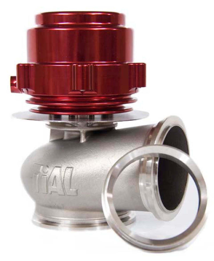 TiAL Sport V60 Wastegate 60mm .592 Bar (8.60 PSI) w/Clamps - Red TiAL Sport V60 Wastegate 60mm .592 Bar (8.60 PSI) w/Clamps - Red