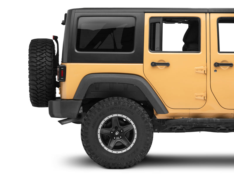 Raxiom 07-18 Jeep Wrangler JK Axial Series LED Halo Tail Lights- Black Housing (Dark Smoked Lens) Raxiom 07-18 Jeep Wrangler JK Axial Series LED Halo Tail Lights- Black Housing (Dark Smoked Lens)