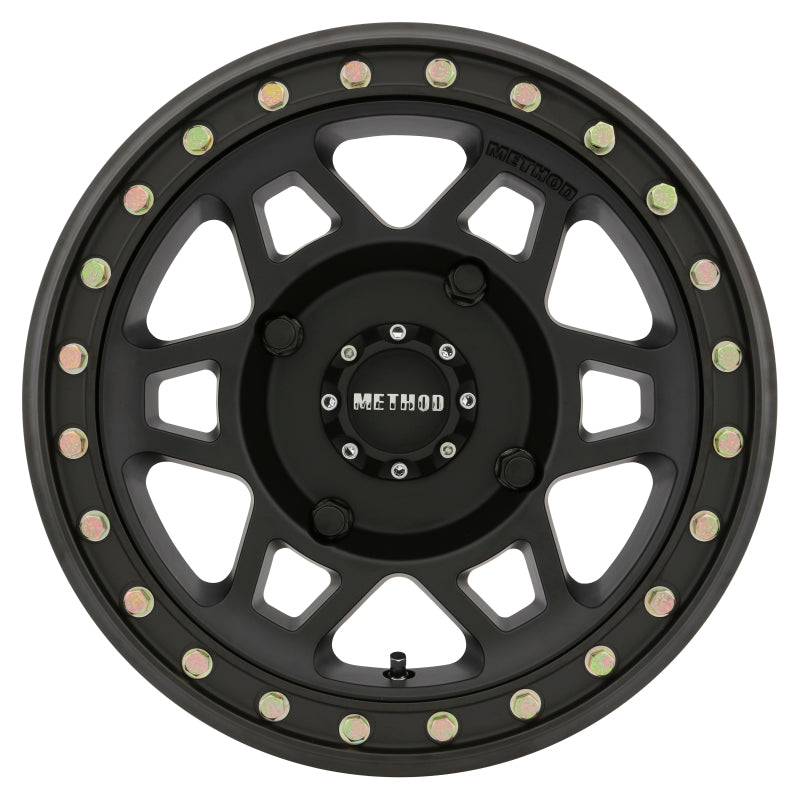 Method MR405 UTV Beadlock 15x7 / 5+2/38mm Offset / 4x156 / 132mm CB Matte Black Wheel Method MR405 UTV Beadlock 15x7 / 5+2/38mm Offset / 4x156 / 132mm CB Matte Black Wheel