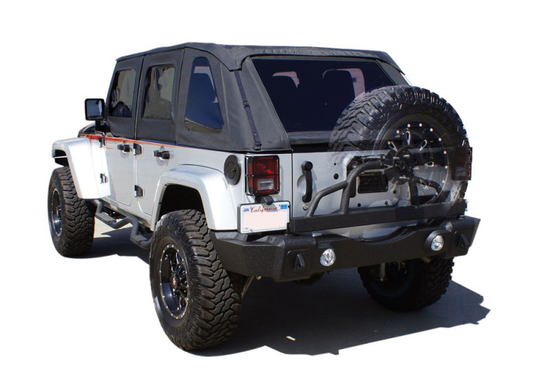 Rampage 2007-2018 Jeep Wrangler(JK) Recovery Bumper Rear - Black Rampage 2007-2018 Jeep Wrangler(JK) Recovery Bumper Rear - Black