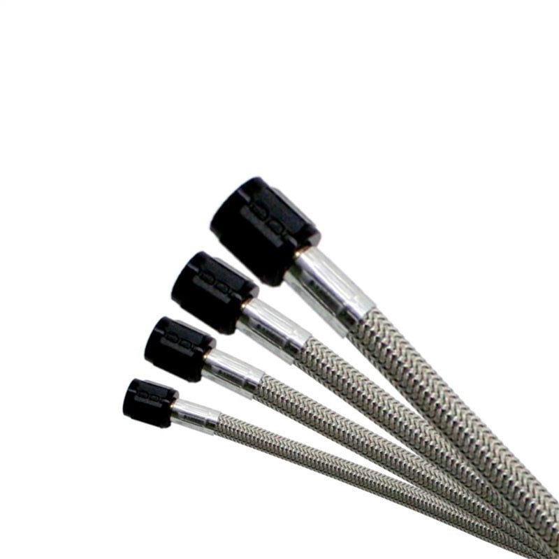 Nitrous Express 6AN 16ft Stainless Steel Braided Hose - Black Nitrous Express 6AN 16ft Stainless Steel Braided Hose - Black