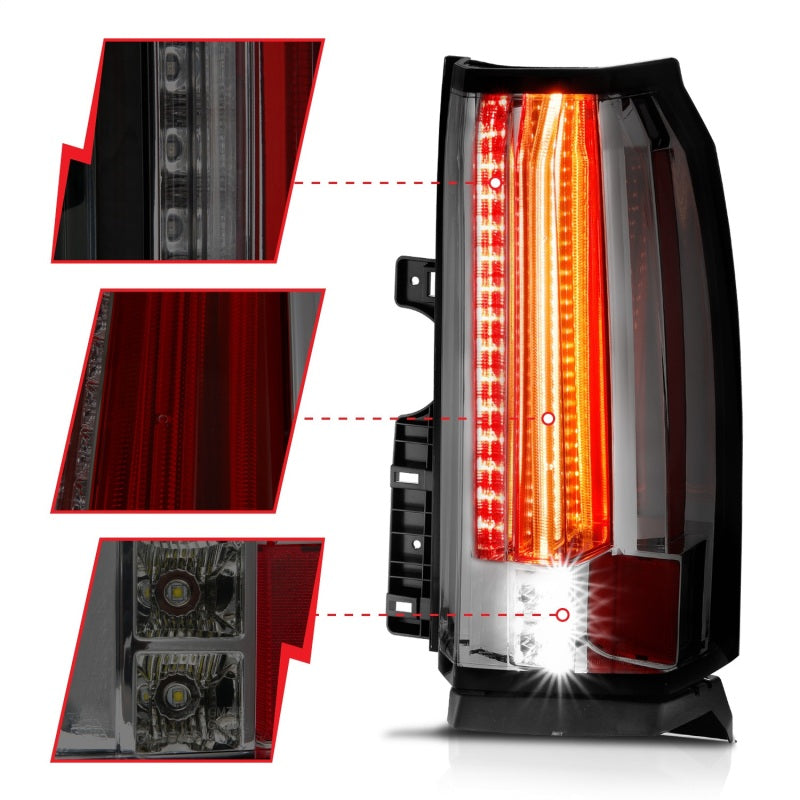 ANZO 2015-2017 Chevrolet Suburban/Tahoe LED Taillights Smoke ANZO 2015-2017 Chevrolet Suburban/Tahoe LED Taillights Smoke